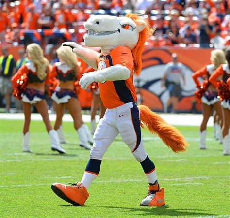 Broncos team mascot